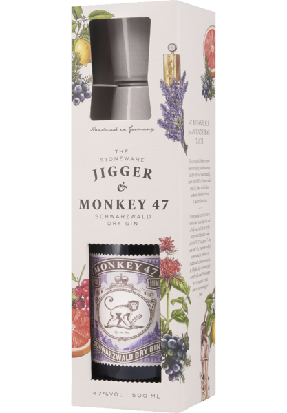 購買Monkey 47 Schwarzwald Dry Gin & Jigger Set - 50cl | 屈臣氏酒窖