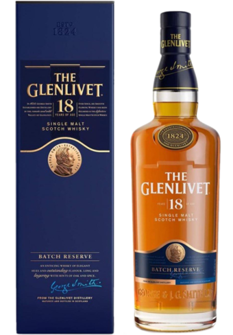 The Glenlivet 18 Year Old Single Malt Scotch Whisky (Promo)-379142
