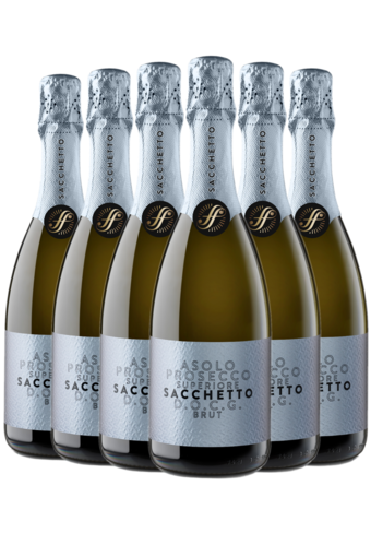 Sacchetto Prosecco Brut NV - 6 Bottle Pack-492756