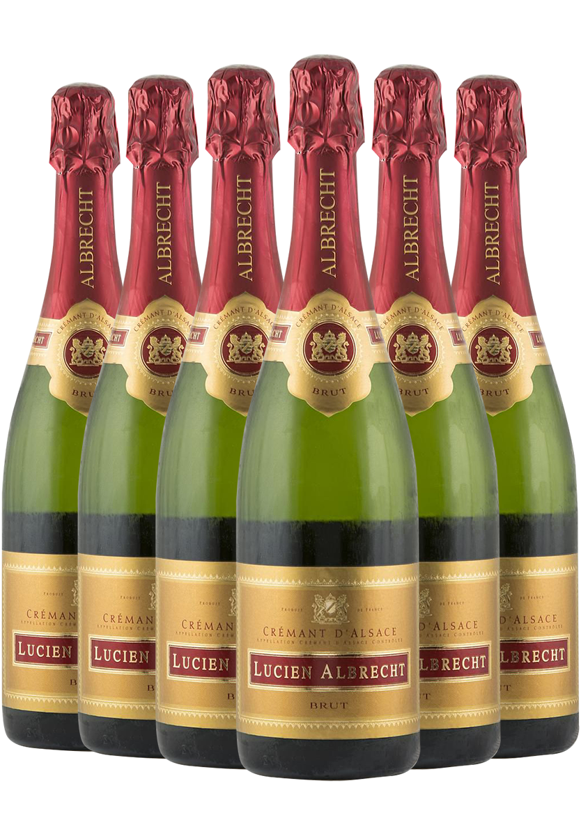 Lucien Albrecht Cremant d'Alsace NV - 6 Bottle Pack-BP_409379
