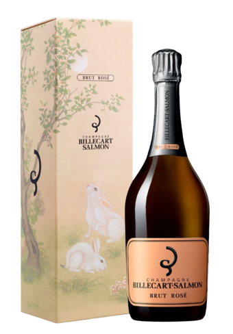Billecart Brut Rose NV (Random Festive Gift Box)-470631
