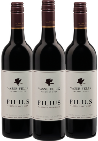 Vasse Felix Filius Cabernet Sauvignon 2023 - 3 Bottle Pack-BP_129847