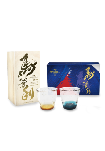 Martel Tsugaru Vidro Japanese Handmade Glass Set of 2-127659