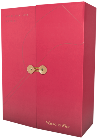 WW Twin Bottle Gift Box (For 75cl wine with Typical Bordeaux Wine Bottle Shape Only; No wines included)-152592