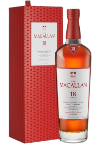 Macallan 18 Year Old Sherry Oak Single Malt Scotch Whisky (Limited time offer item – other promotion offers and W Rewards are not applicable)-123487