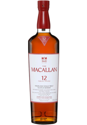 Macallan 12 Year Old Sherry Oak Single Malt Whisky-123486