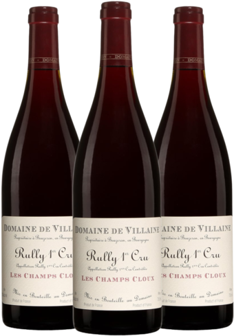 Domaine de Villaine Rully 1er Cru Les Champs Cloux Rouge 2022 - 3 Bottle Pack-152855