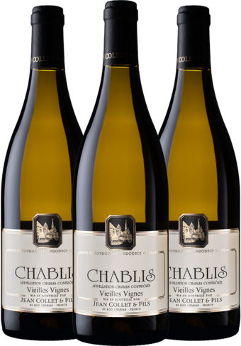 Jean Collet & Fils Chablis Vieilles Vignes 2022 - 3 Bottle Pack-152865