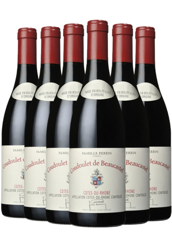 Beaucastel Coudoulet Cotes du Rhone Rouge 2020 - 6 Bottle Pack-152921