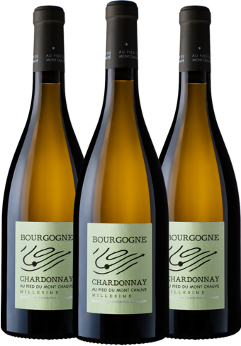 Au Pied du Mont Chauve Bourgogne Chardonnay 2020 - 3 Bottle Pack-152867