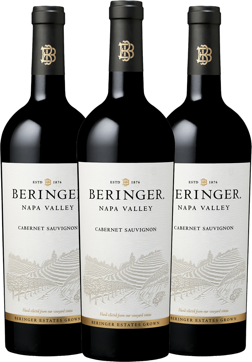 Beringer Napa Valley Cabernet Sauvignon 2015 - 3 Bottle Pack-496888