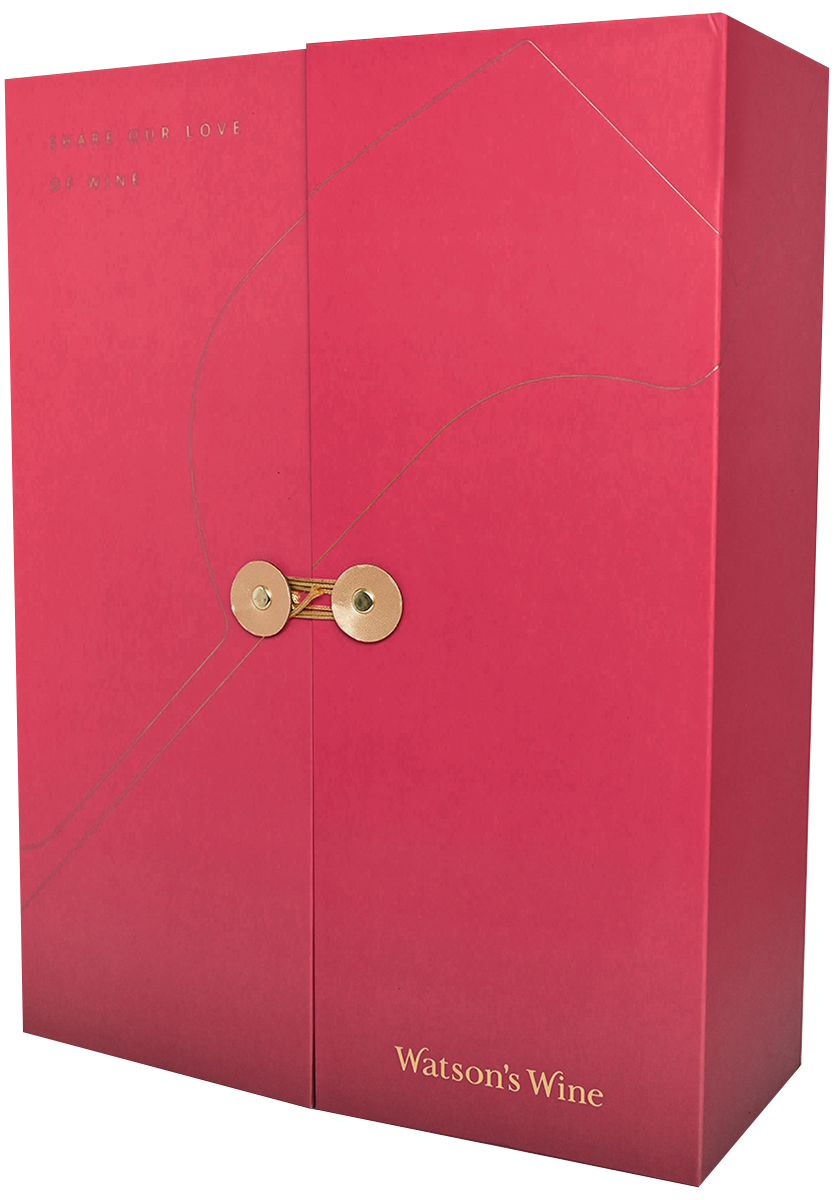 WW Twin Bottle Gift Box (For 75cl wine with Typical Bordeaux Wine Bottle Shape Only)-121473